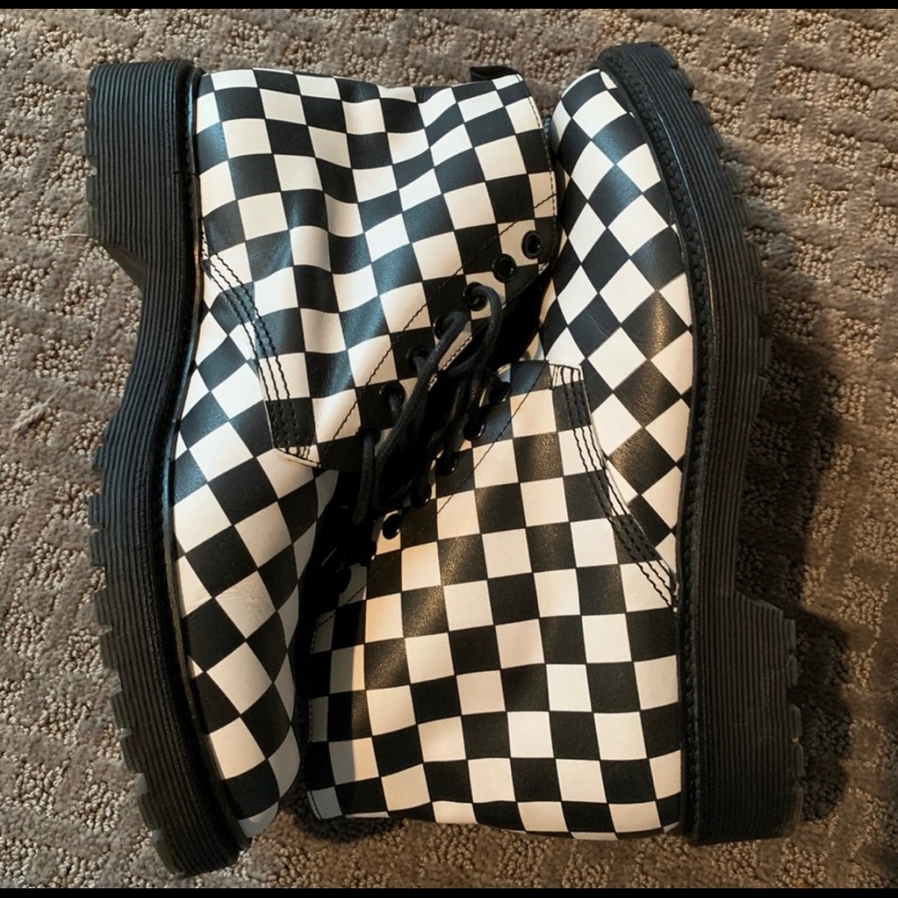 Flawless Saint Laurent Checkered Booties